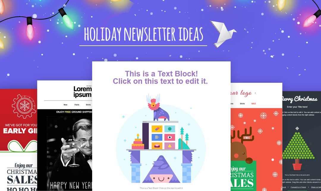 24 Holiday Newsletter Ideas to Cheer Up the Season