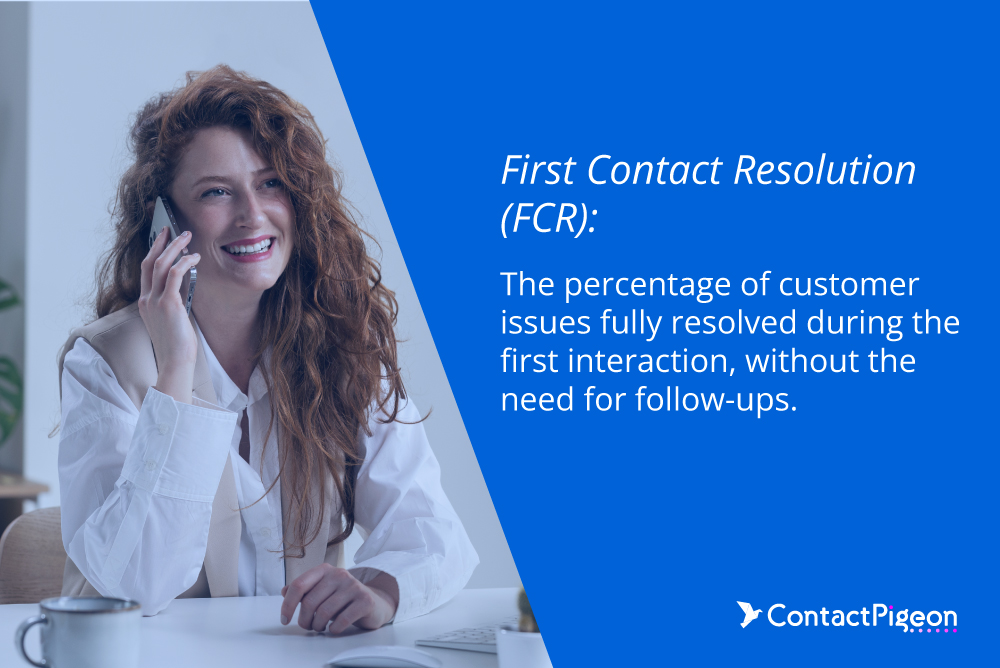 Customer experience metrics (FCR)