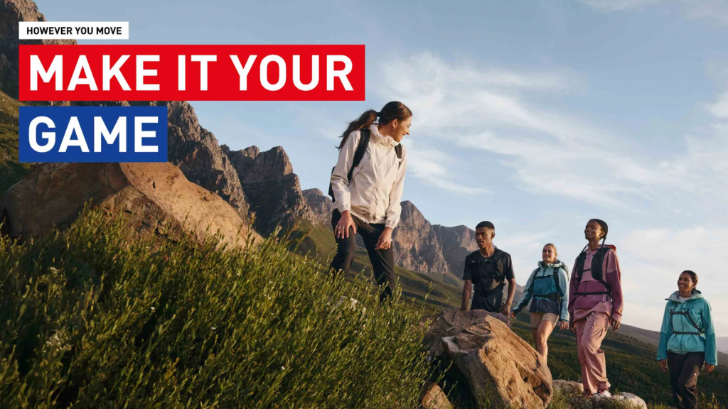 The Intersport marketing strategy: Make It Your Game campaign banner